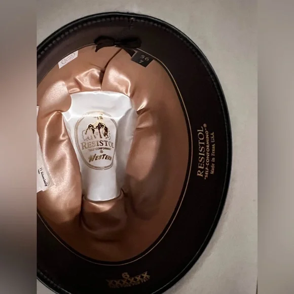 Resistol Midnight 6X Silverbelly Size 7 - Picture 9 of 9